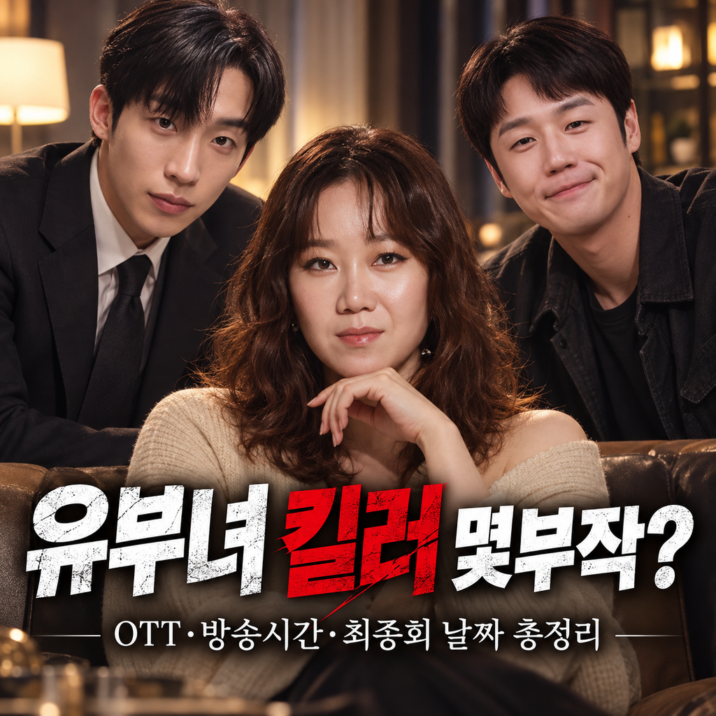 2026 드라마 유부녀 킬러 등장인물·원작·몇부작·OTT 다시보기 총정리