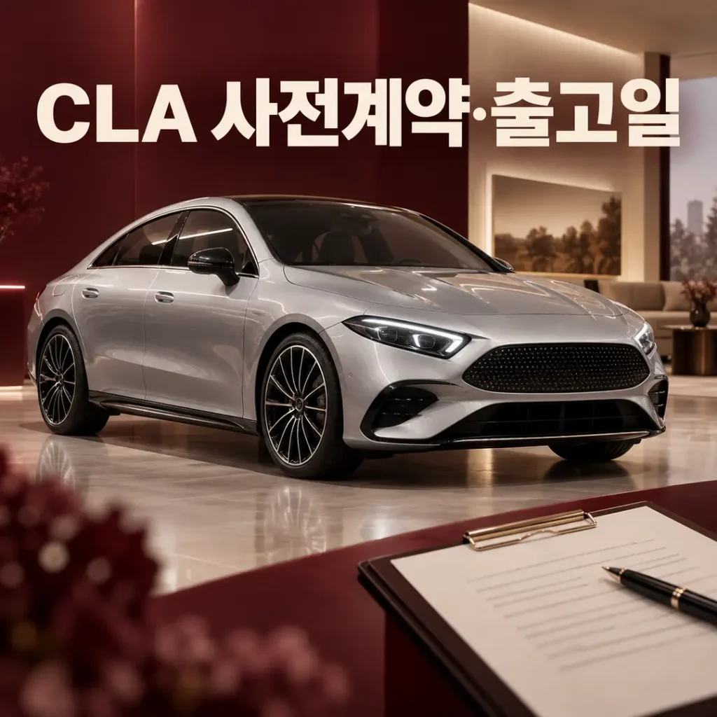 2026 벤츠 CLA 전기차 사전계약 방법