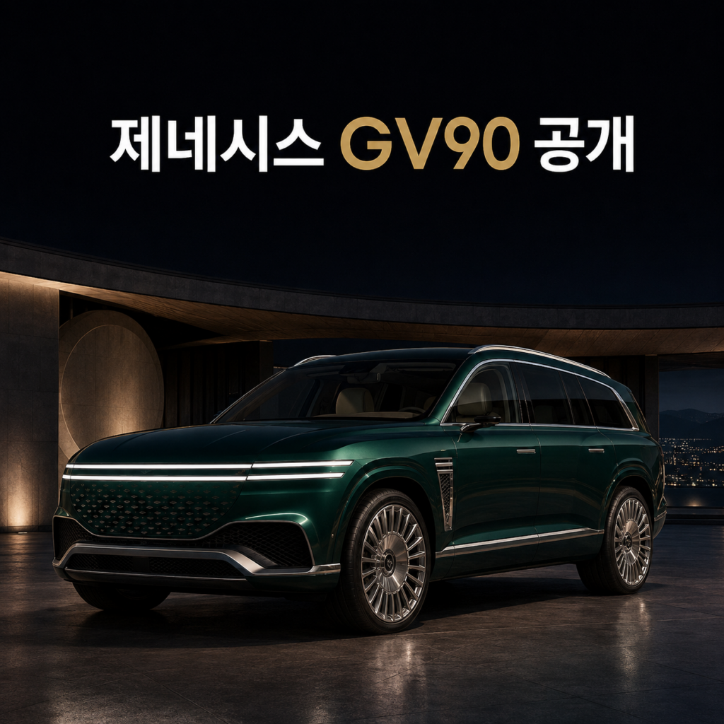 제네시스 GV90 가격 얼마?｜국내 출시일·주행거리·사전계약 전망 총정리