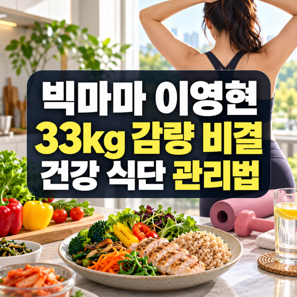 빅마마 이영현 다이어트 성공 비결과 33kg 감량 후 유지하는 건강한 식단 관리법